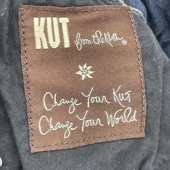 KUT From The Kloth Blue Jeans Womens Size 6 Natalie High Rise Bootcut Dark Wash - Picture 9 of 11